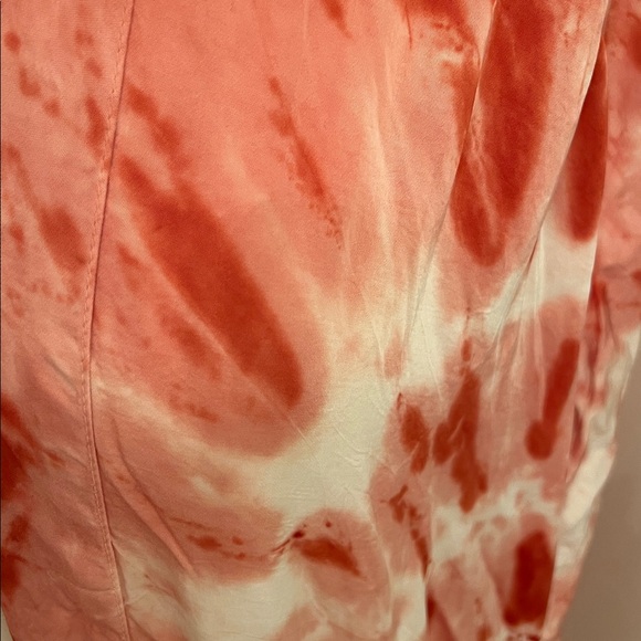 Young Fabulous & Broke Salmon and White Tie-Dye Kimono - Picture 3 of 10